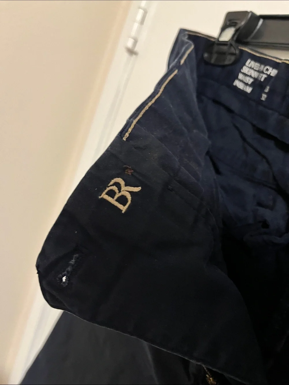 Banana Republic Navy Slim-Fit Chinos
